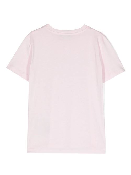 T-shirt bambina maniche corte rosa BALMAIN Kids | BU8Q51Z0082540AG